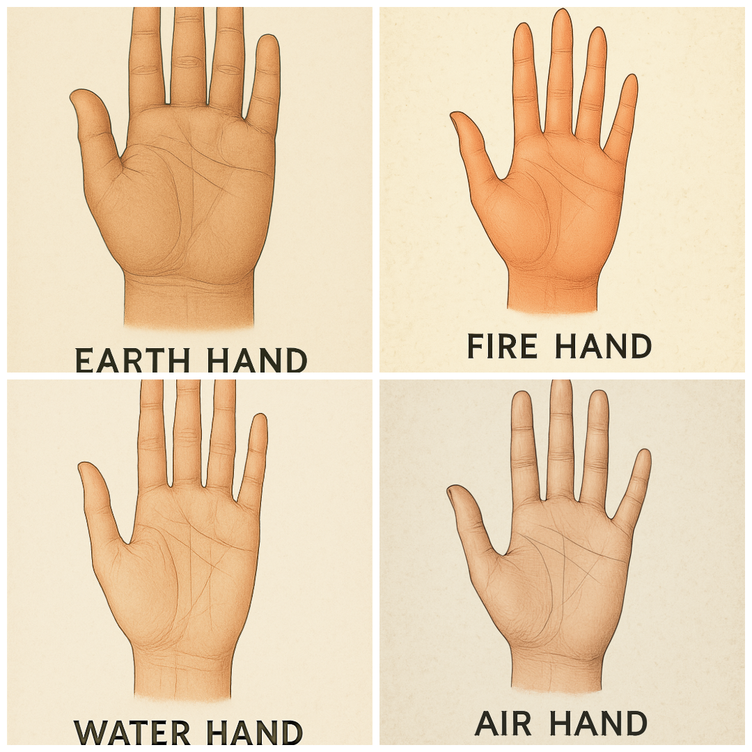 Types of Hand Shapes in Palmistry